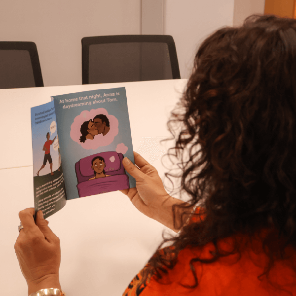 Reading educational material