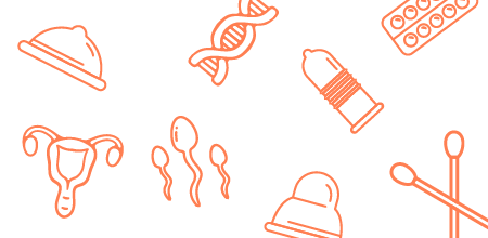 Reproductive health icons