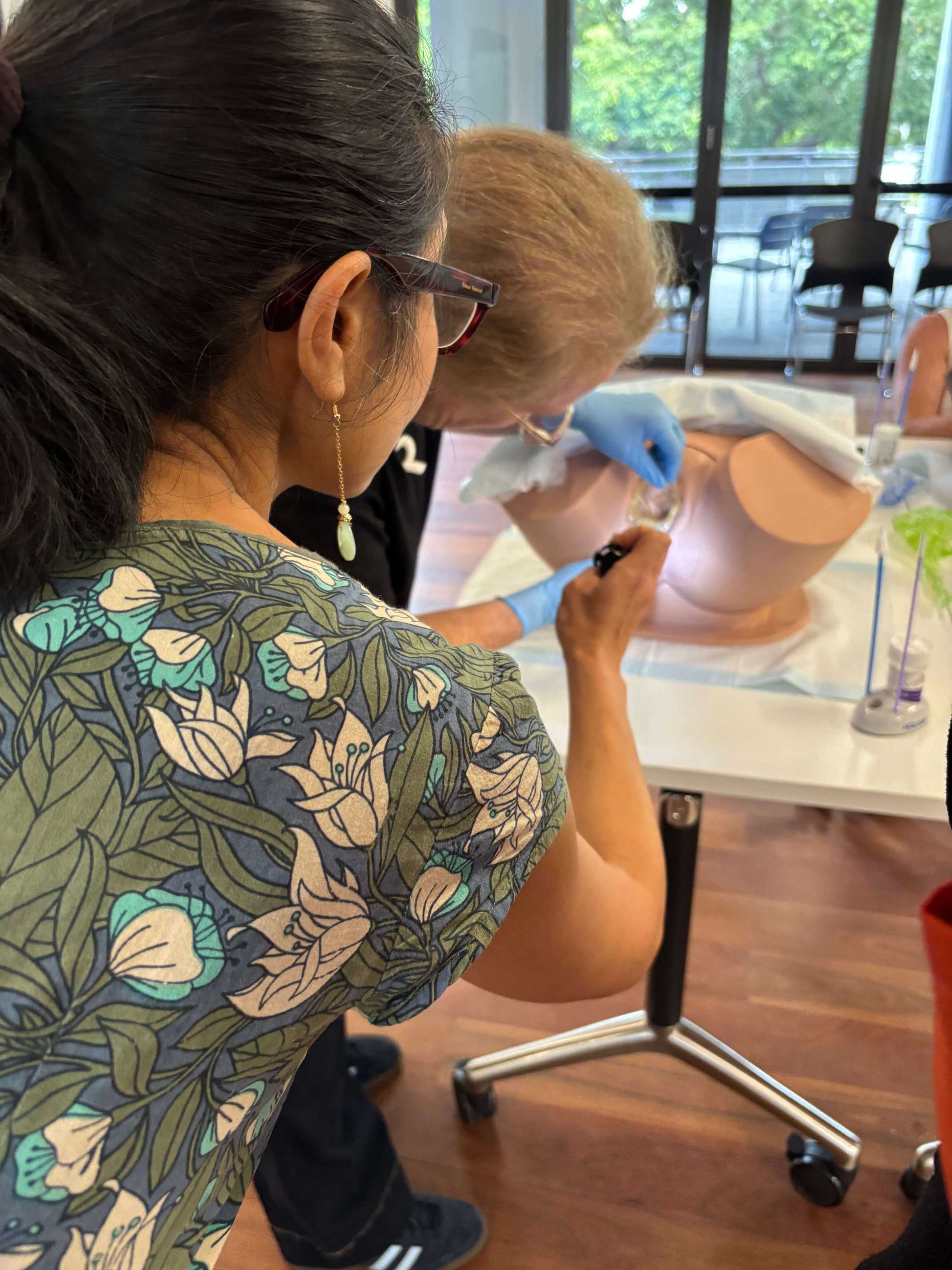 SRHA teacher and student practical activity